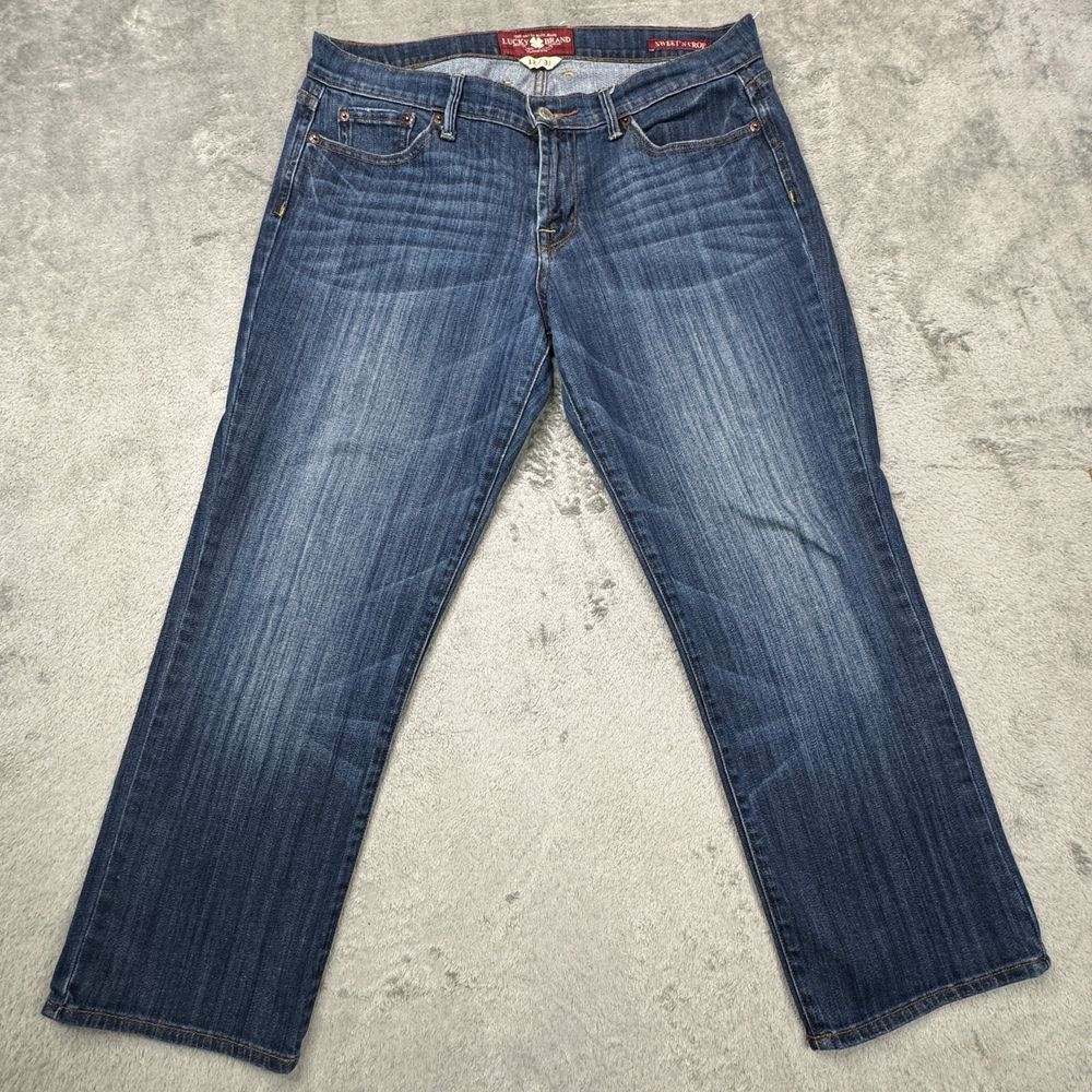 Lucky Brand Sweet'N Crop Jeans Women's Size 12(31) Blue